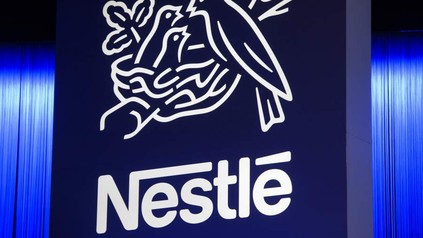 Das Logo von Nestle