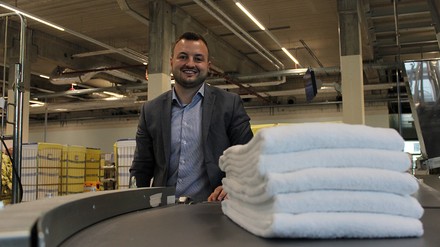 Pascal Fleischmann, Fleischmann Mietwäsche (Foto: © Wäscherei Fleischmann)