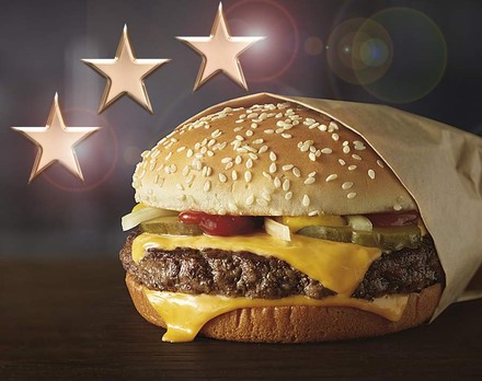 Ein Hamburger mit drei Sternen