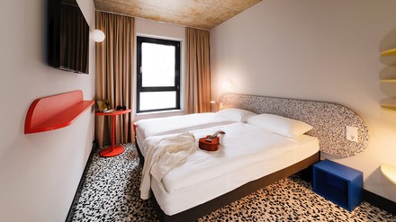 Klassisches IBIS Budget Gästezimmer. Hier in Münster. (Foto: © IBIS)