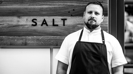 Spitzenkoch Tóth Szilárd, Küchenchef des ungarischen Restaurants SALT