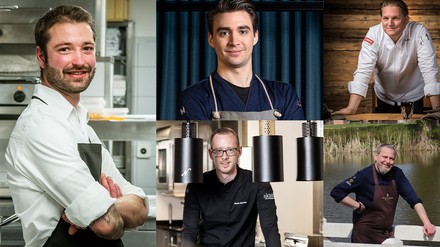 Reto Brändli, Daniel Zeindlhofer, Christoph Rainer, Kevin Romes und Christian Scharrer