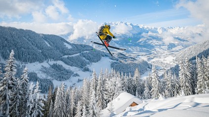 Freeskier in Werfenweng