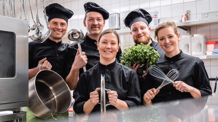 Ein Team des Dussmann Food Services