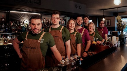 Das Tema der Bar Grace & Grape