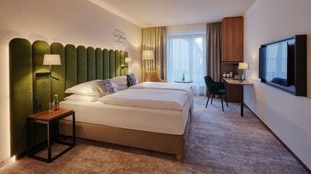 Blick in eine Gästezimmer im Dorint Hotel