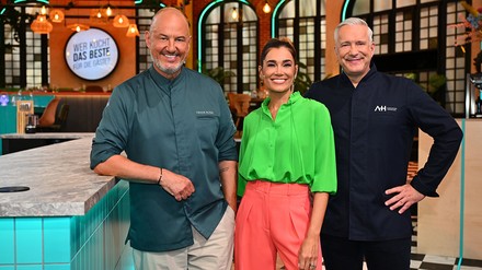 V. l. n. r.: Frank Rosin, Jana Ina Zarrella, Alexander Herrmann