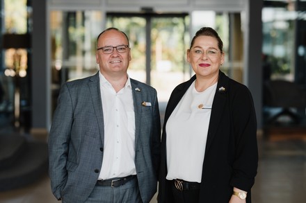 Sven Krüger und Doreen Schulz