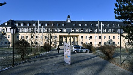 Das Landratsamt des Saale-Orla-Kreis wenige Tage vor der Landratswahl am 14. Januar