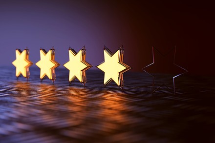 Ein Symbolbild mit 5 Sternen