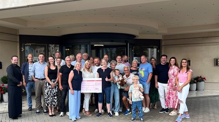 Spendenscheckübergabe im Victor’s Residenz-Hotel Erfurt