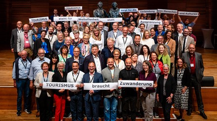 Aller Teilnehmer des Deutschen Städteforums in Weimar