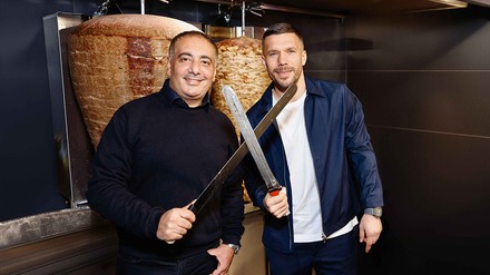 Lukas Podolski und Metin Dag