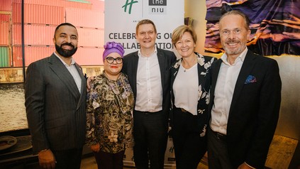 David Etmenan, Samira Said, Kenneth Macpherson, Karin Sheppard und Mario Maxeiner