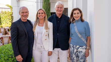 Dr. Christian Harisch, Louisa Harisch, Christoph Ingenhoven und Alexandra von Rehlingen