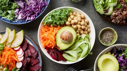 Breakfast vegan bowls
