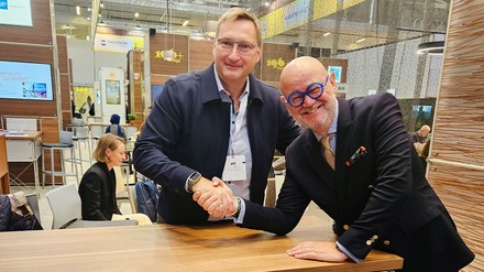 Andreas Erben und Dimitris Manikis