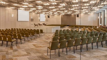 Der Ballsaal im Marriott Hotel City West