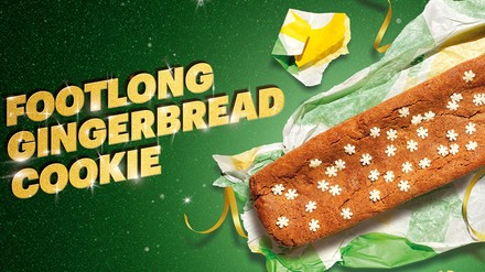 Footlong Gingerbread Cookie