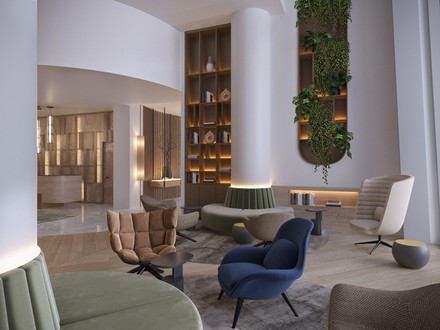 Mit der Neugestaltung soll die Natur ins Innere des Hotels geholt werden.