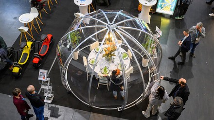 kleiner Food-Pavillons auf der HOGA