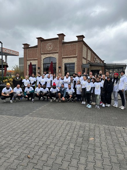 Mit 130 Läufer beteiligte sich L‘Osteria am kinderherzen-Spendenlauf.