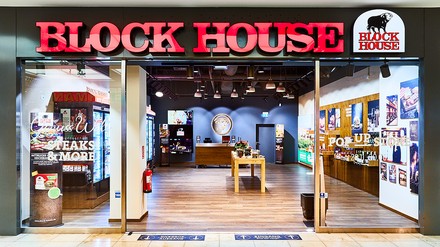Blick in den neuen Pop-up-Store von Block House