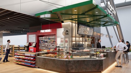 Das Relay Marché Café am Flughafen Düsseldorf