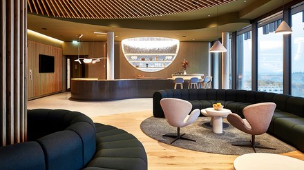 Lobby im Wald.Weit Rheingau Hotel & Retreat