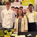 Personalreferentin Ina Holland-Letz, hier auf der Messe Erfurt, mit zwei der Young Talents der AHORN Hotels.