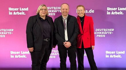 Das Team von Aramark beim Deutschen Fachkräftepreis