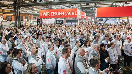 "Wir zeigen Jacke"