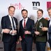 Thomas Kötter (Geschäftsführer der Destination Düsseldorf), Dr. Stephan Keller (Oberbürgermeister der Landeshauptstadt Düsseldorf), Marius Berlemann (Geschäftsführer Messe Düsseldorf) Benjamin Tenius (General Manager Clayton Hotel Düsseldorf) und Otto Lindner (Vorstandssprecher Destination Düsseldorf)