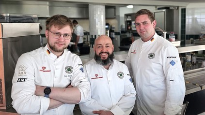 Paul Neitemeier, Marcus Prahst und Marvin Böhm