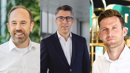 Martin Sachse, Laurent Azouz und Sascha Taubert