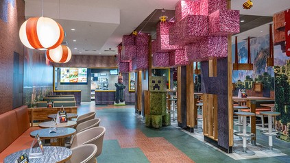 Minecraft-Restaurant in München