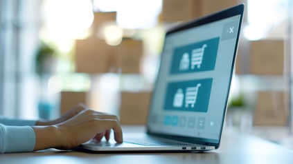 Computer Analyse auf Bildschirm