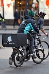 Deliveroo Fahrradkuriere