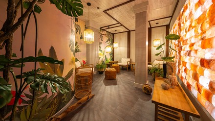 Der neugestaltete Spa-Bereich im Feldberger Hof