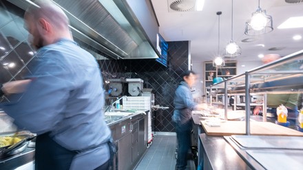 In einer Großküche