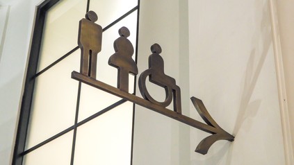 Toiletten-Schild