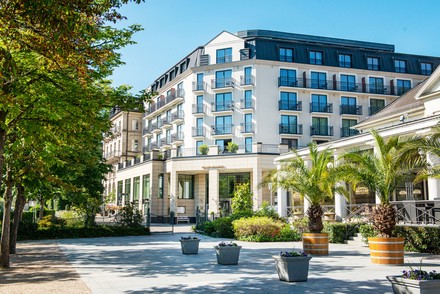 Das Hotel „Maison Messmer Baden-Baden“ von außen.