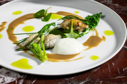Gericht aus dem Restaurant La Vie by Thomas Bühner