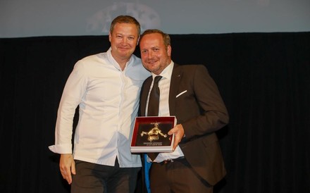 Hubert Wallner und Andreas Döllerer bei der Preisübergabe