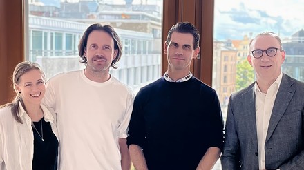 Sarah Burkhard (Prime Capital GmbH), Daniel Soriano (Burgerheart Franchise GmbH), Dr. Nico Engel (Ruff`s Burger Holding GmbH), Karsten Rüdiger (Concept Family Franchise AG)