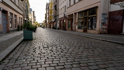 eine leere Straße