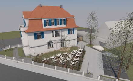 Vogelperspektive Innenhof