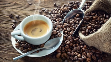 Tasse mit Kaffee