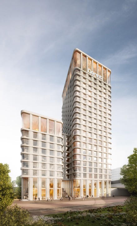 Visualisierung des geplanten Bauprojekts