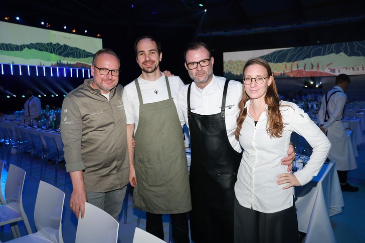 Hubert Wallner, Klemens Gold, Oliver Scheiblauer und Christina Scheffenacker
